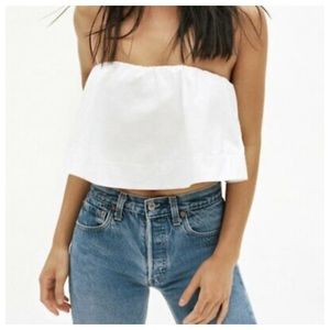 Wilfred Bonaventure ruffle cropped blouse